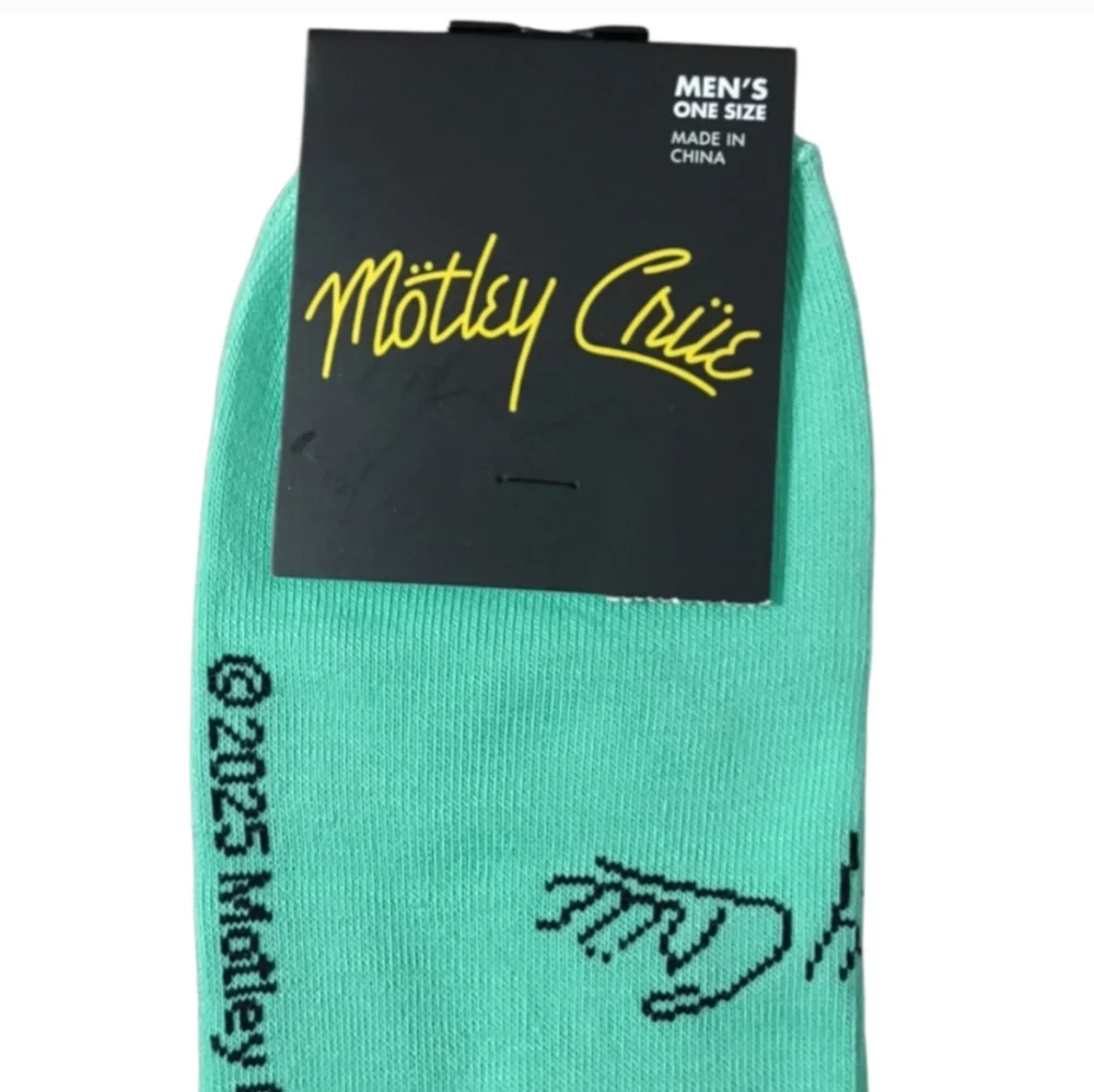 Motley Crew Dr Feelgood Ankle Socks Men's Unisex Novelty Band Memoribilia